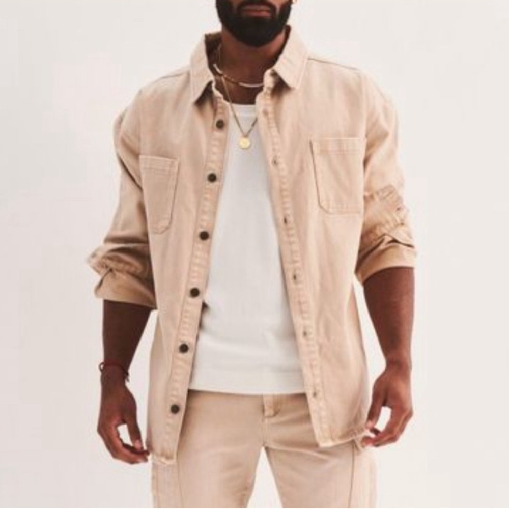 Ser.O.Ya Alex Shirt Jacket Fawn Size S